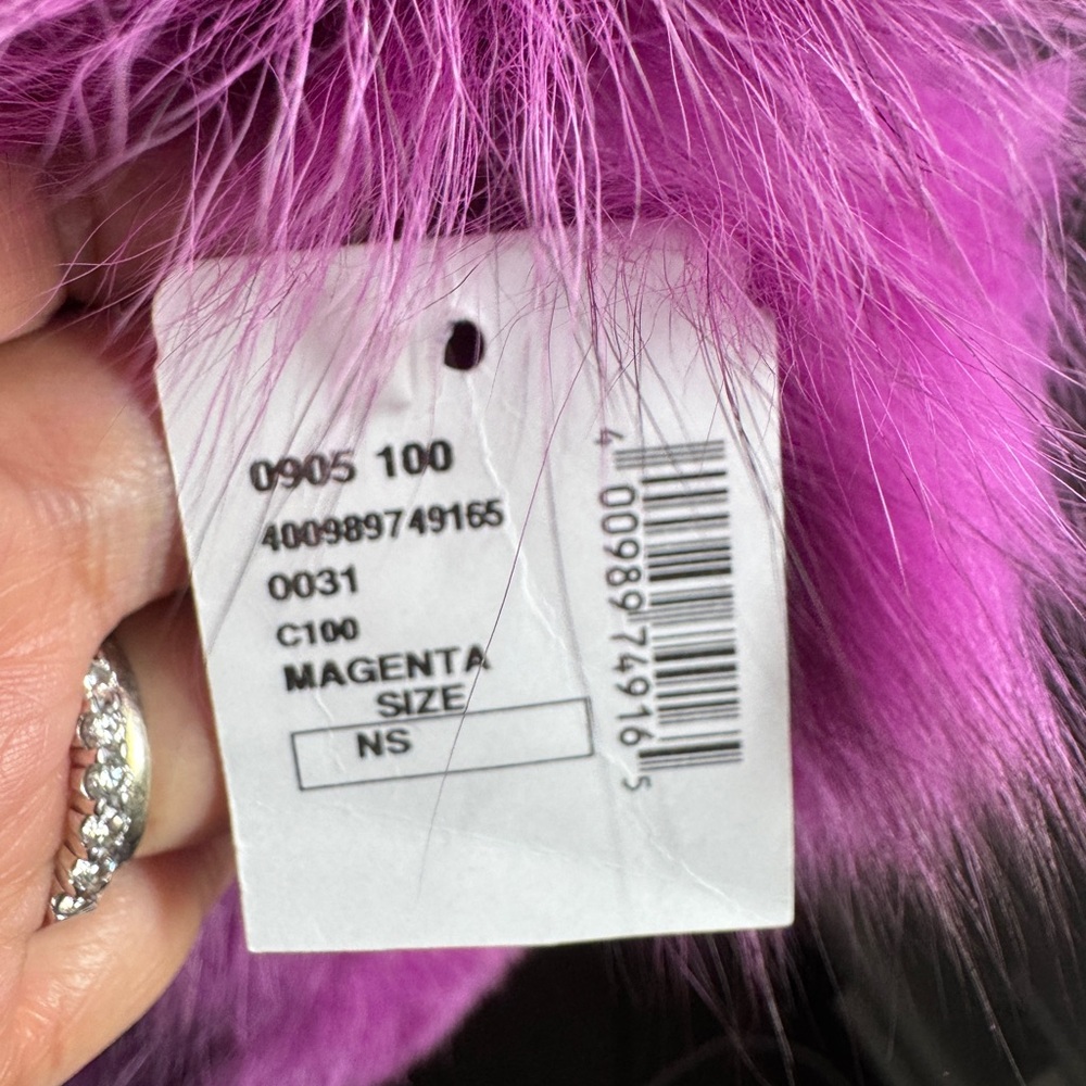 Vibrant Magenta Fur Accessory
